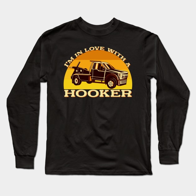 Tow Trucker Operator Long Sleeve T-Shirt by Emmi Fox Designs